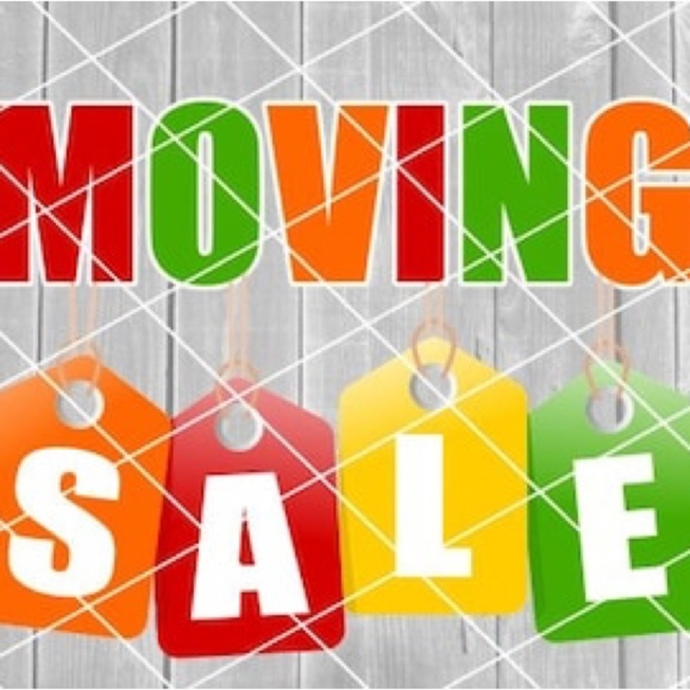 Moving sale until August 30th